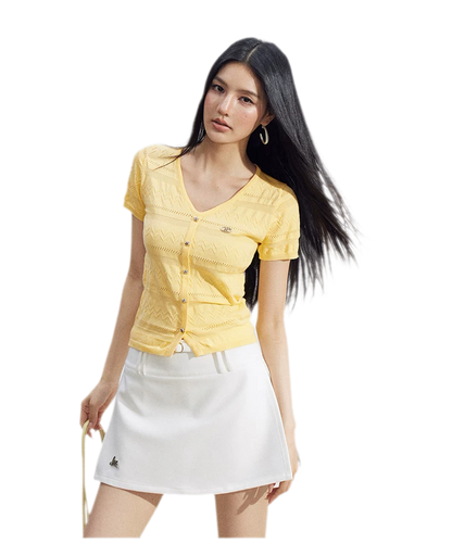 Tailored A-Line Mini Skort