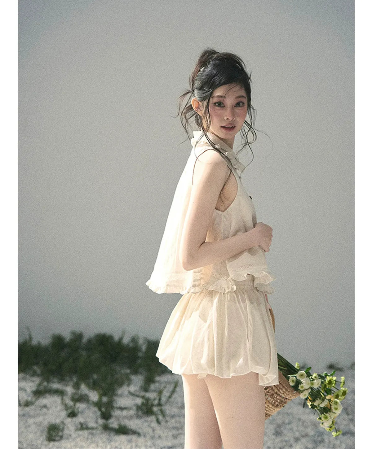 Soft Lace Two-Piece Set