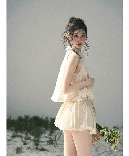 Soft Lace Two-Piece Set