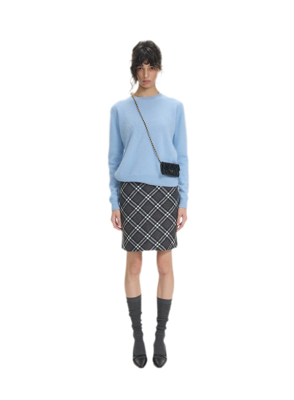 Brushed Knit Crewneck Sweater