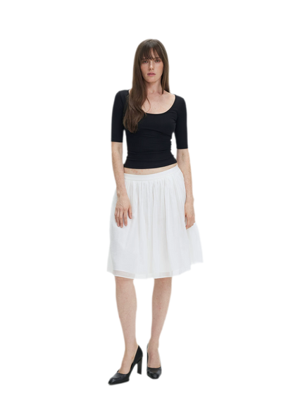 Soft U-Neck Slim-Fit T-Shirt