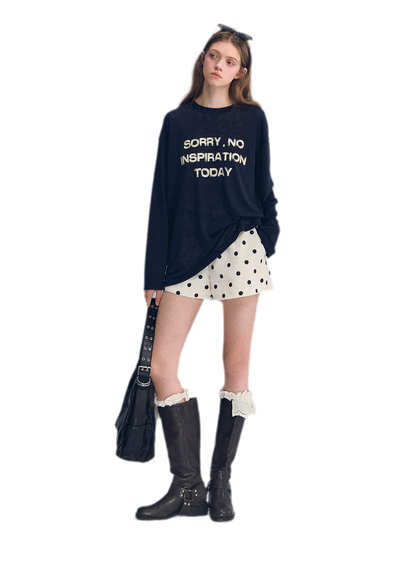 Lyocell Print Long Sleeve Top