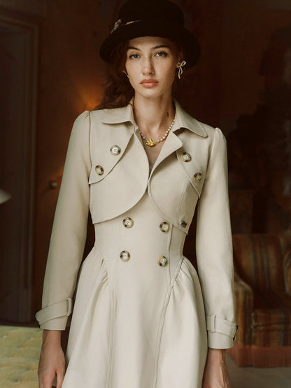 Structured Vintage Jacket Dress Set