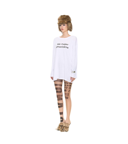 Sheer Letter Tights