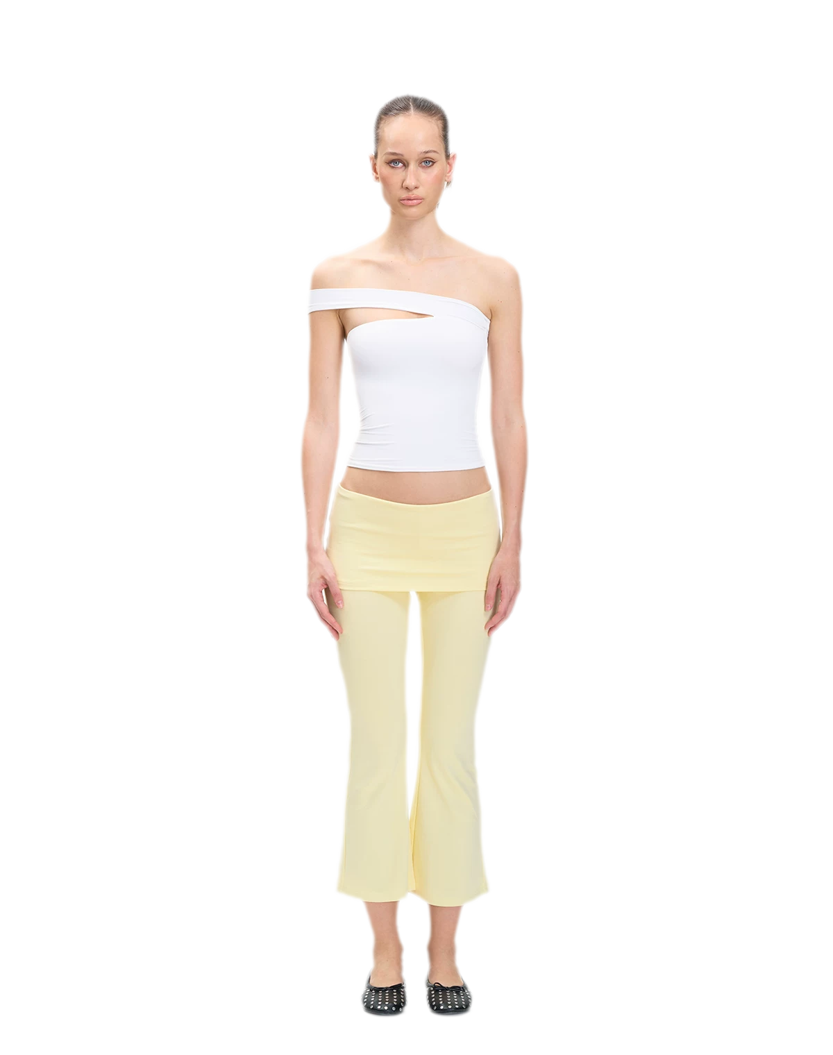 Asymmetric Strap Bustier Top