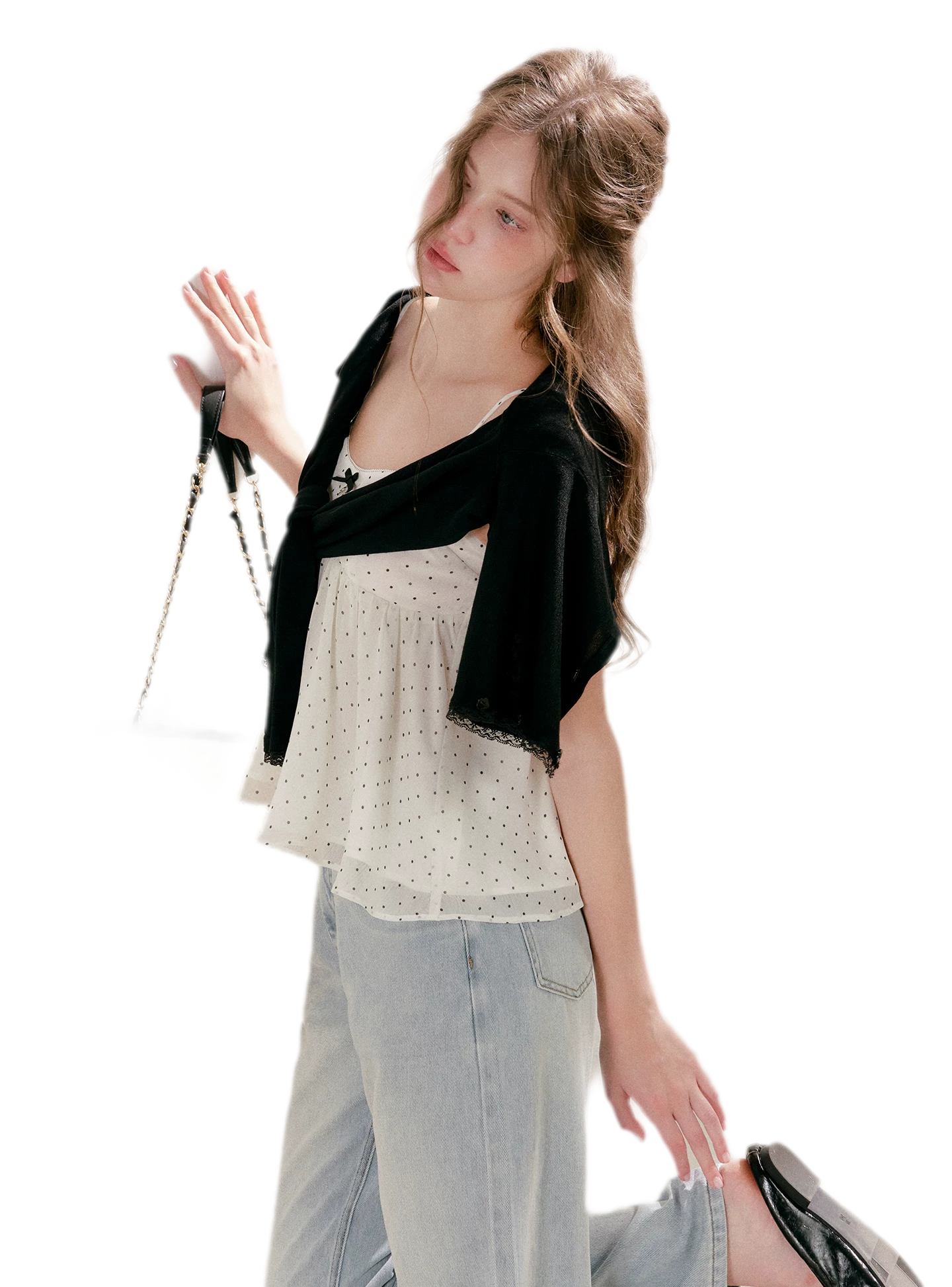 Lace Trim Cardigan