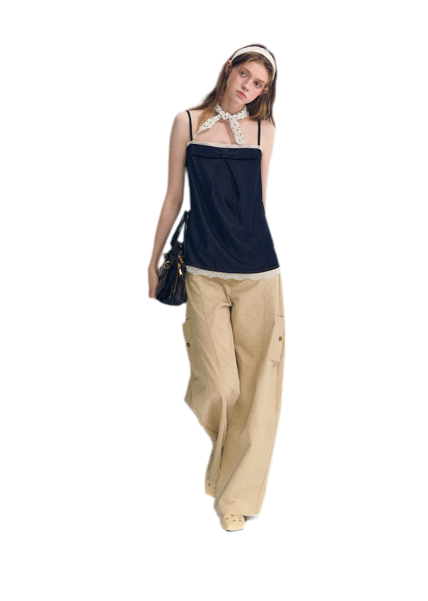 Lace Trim Cami Top