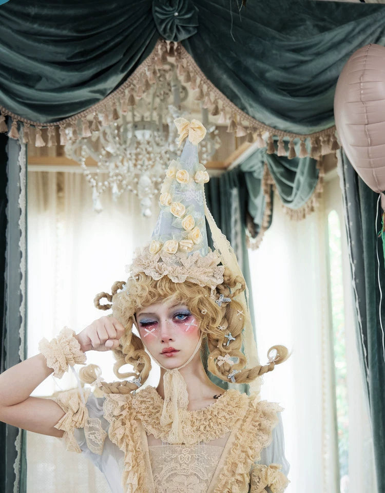 Layered Lace Dessert Hat