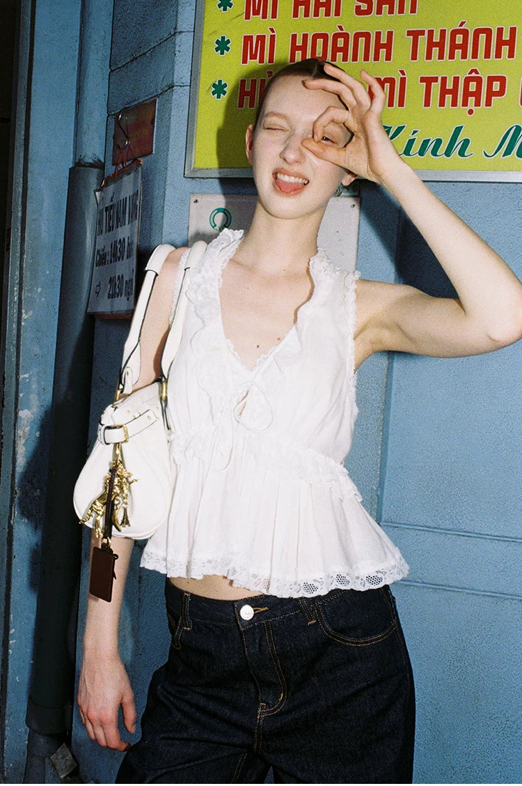 Lace Trim Cami Top