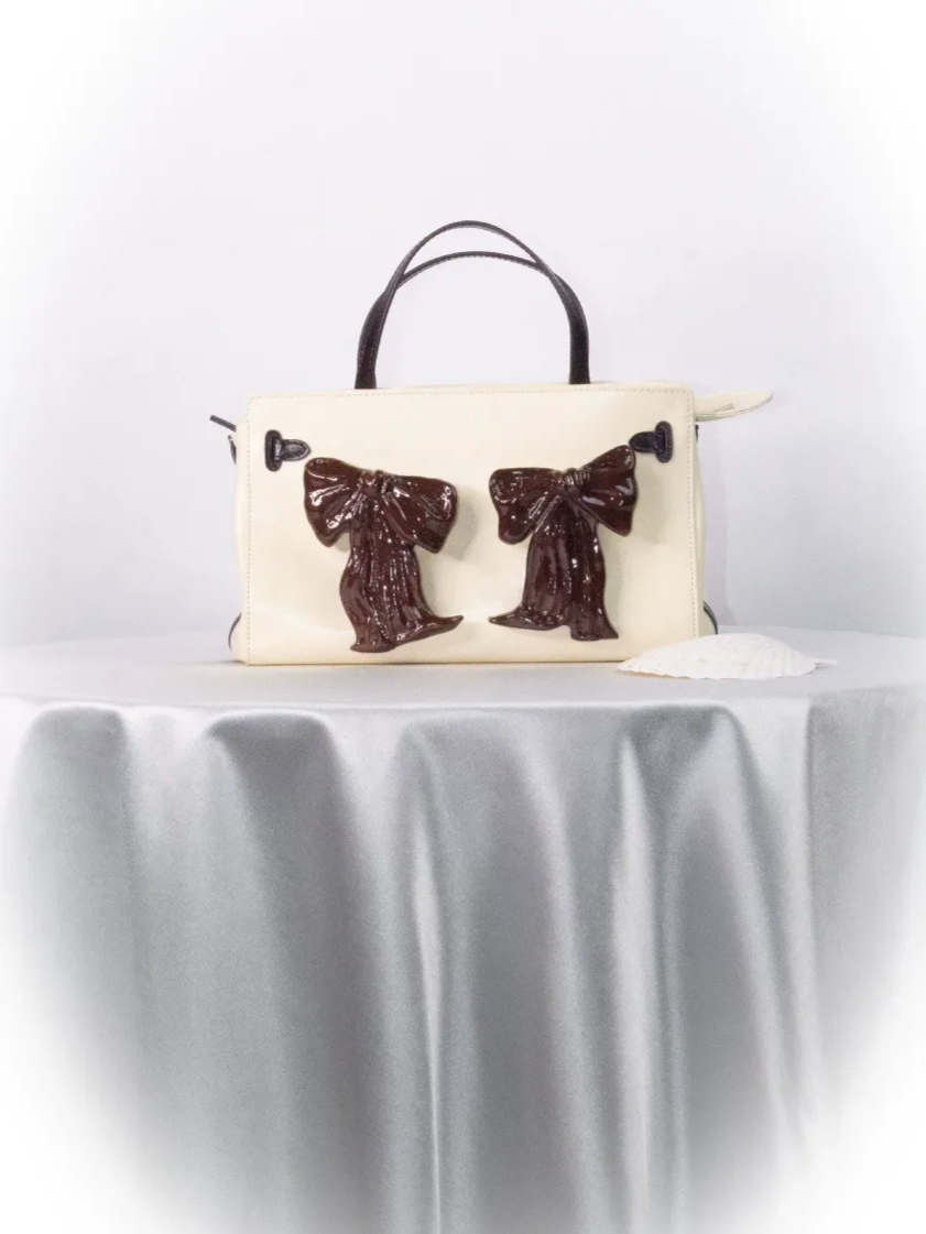 Handcrafted Ceramic Bow Bag