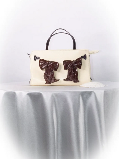 Handcrafted Ceramic Bow Bag