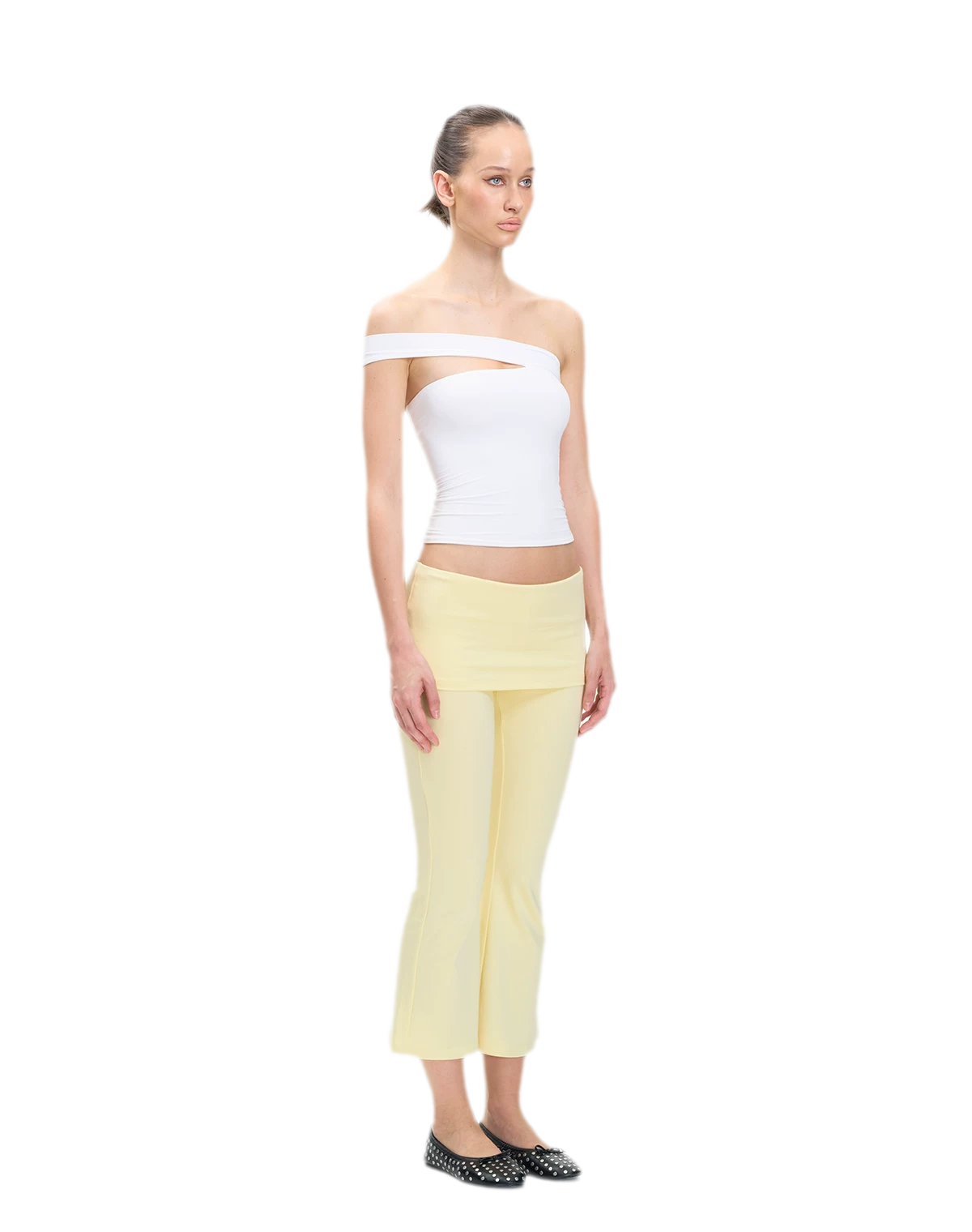 Asymmetric Strap Bustier Top