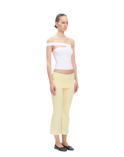 Asymmetric Strap Bustier Top