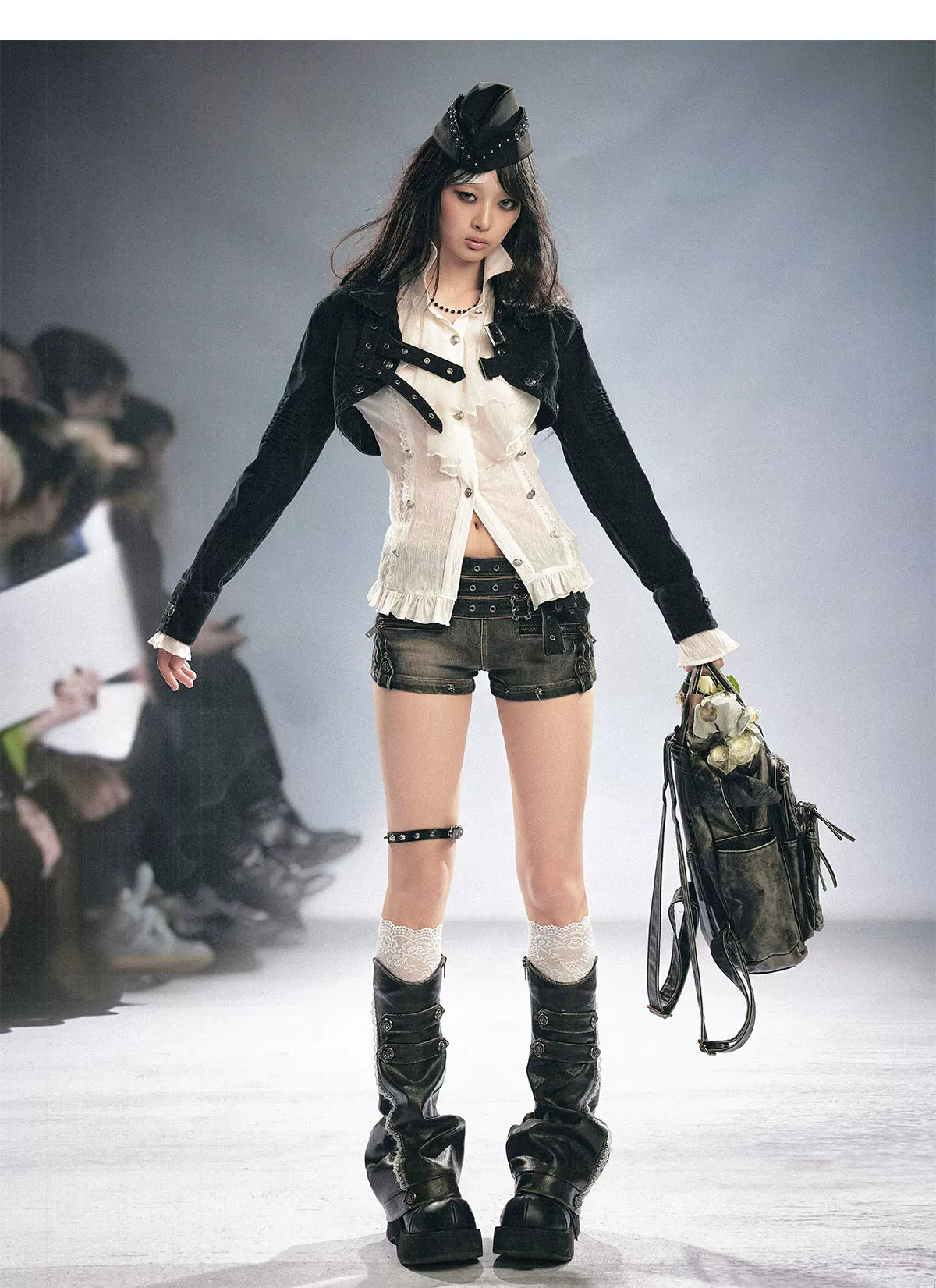 Detachable Washed Short Jacket