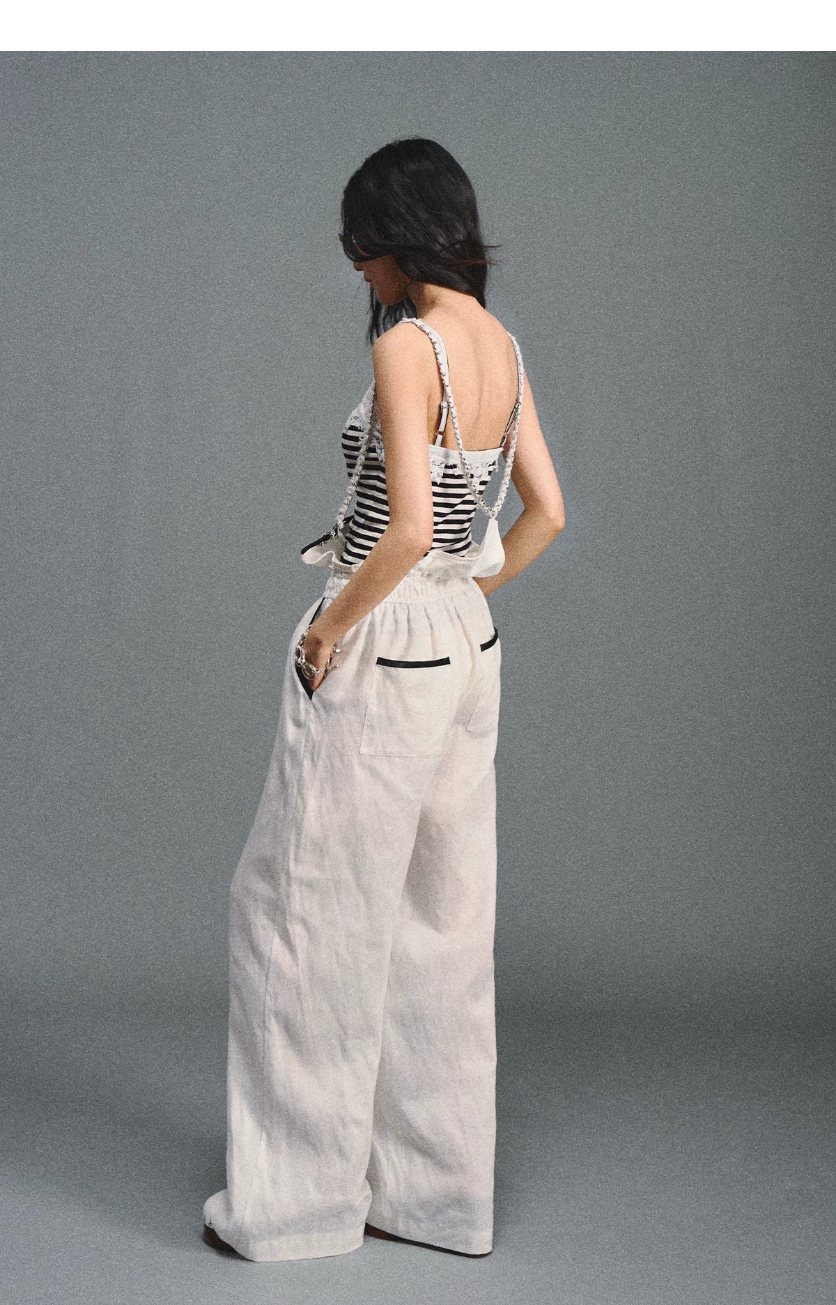 Striped Lace Camisole