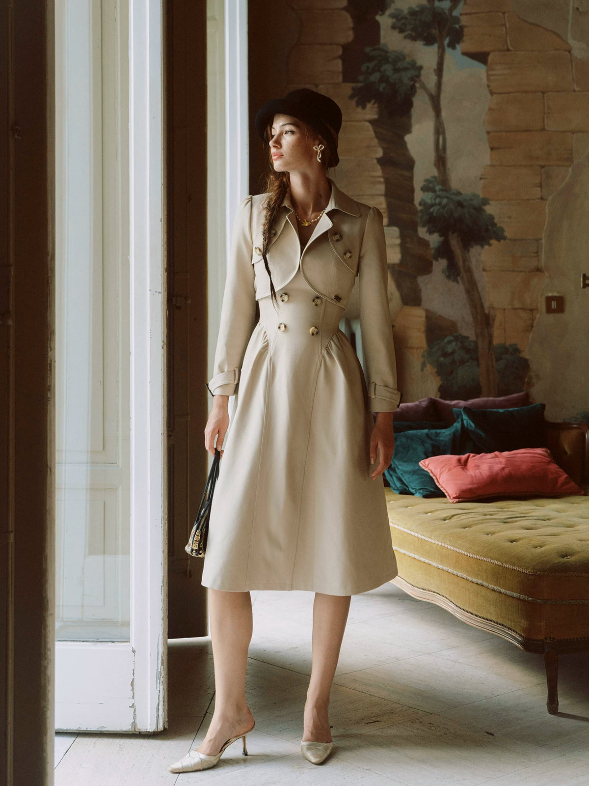 Structured Vintage Jacket Dress Set