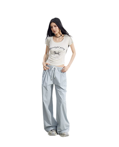 Heart Wide-Leg Pants