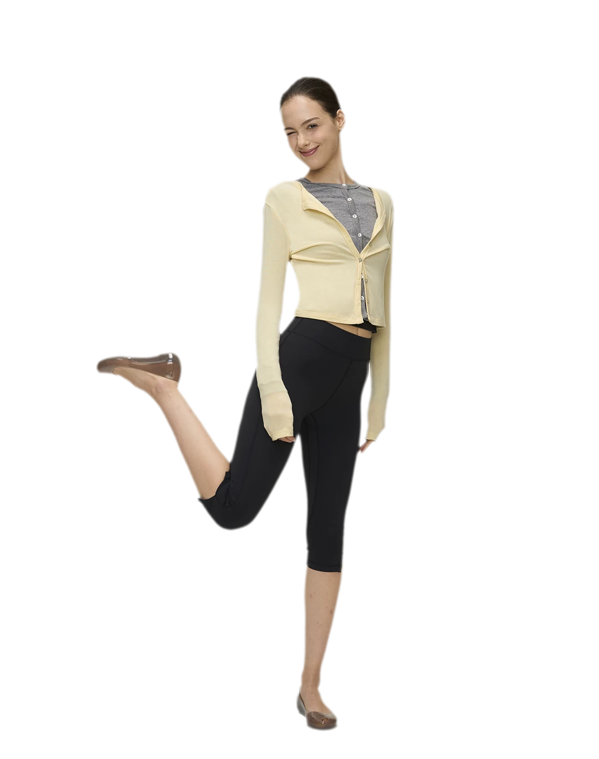 Niiiu Open-Slit Yoga Pants