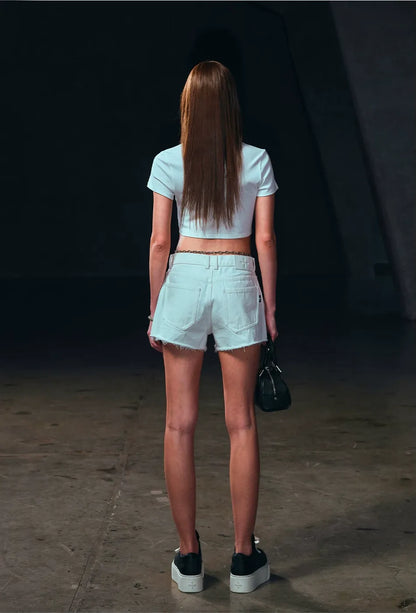 Wild Phantom Low Waist Denim Shorts
