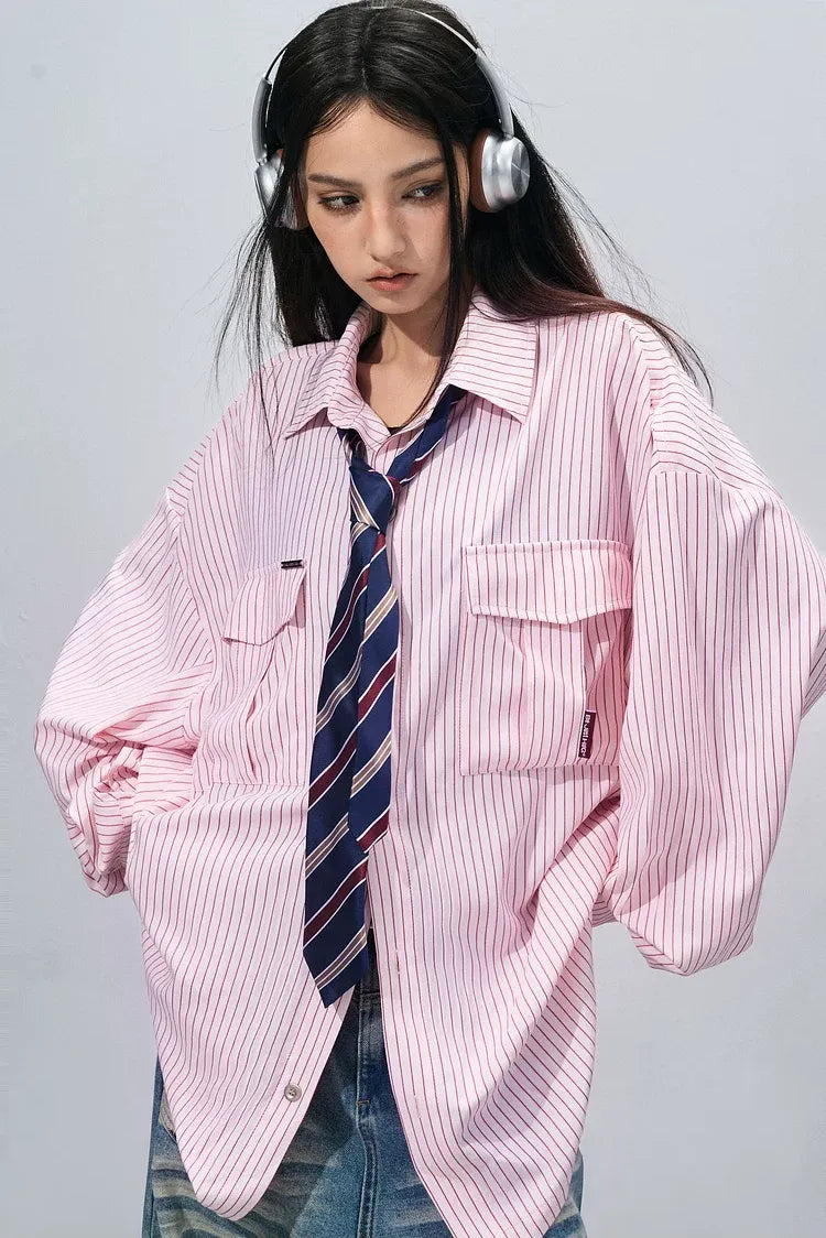 Vintage Striped Relaxed Shirt