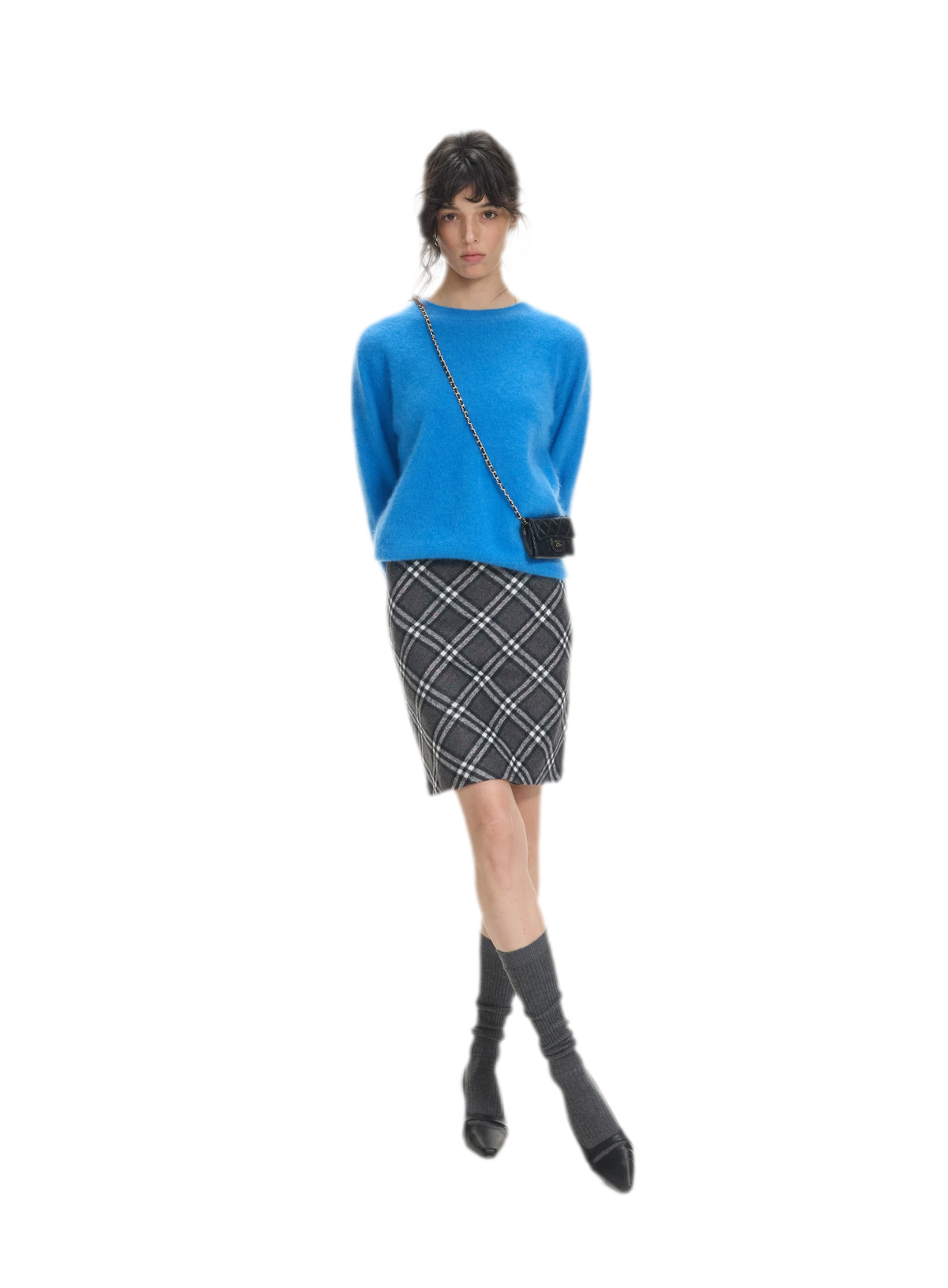 Brushed Knit Crewneck Sweater