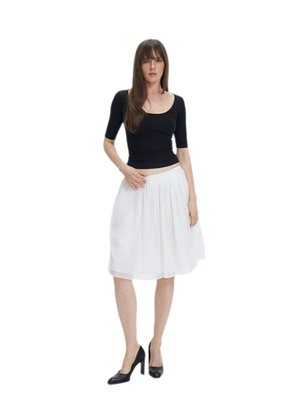 Soft U-Neck Slim-Fit T-Shirt