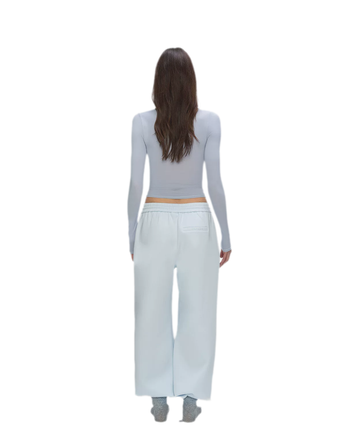 Air Cotton Wide-Leg Sweatpants