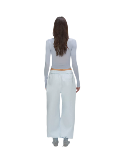 Air Cotton Wide-Leg Sweatpants