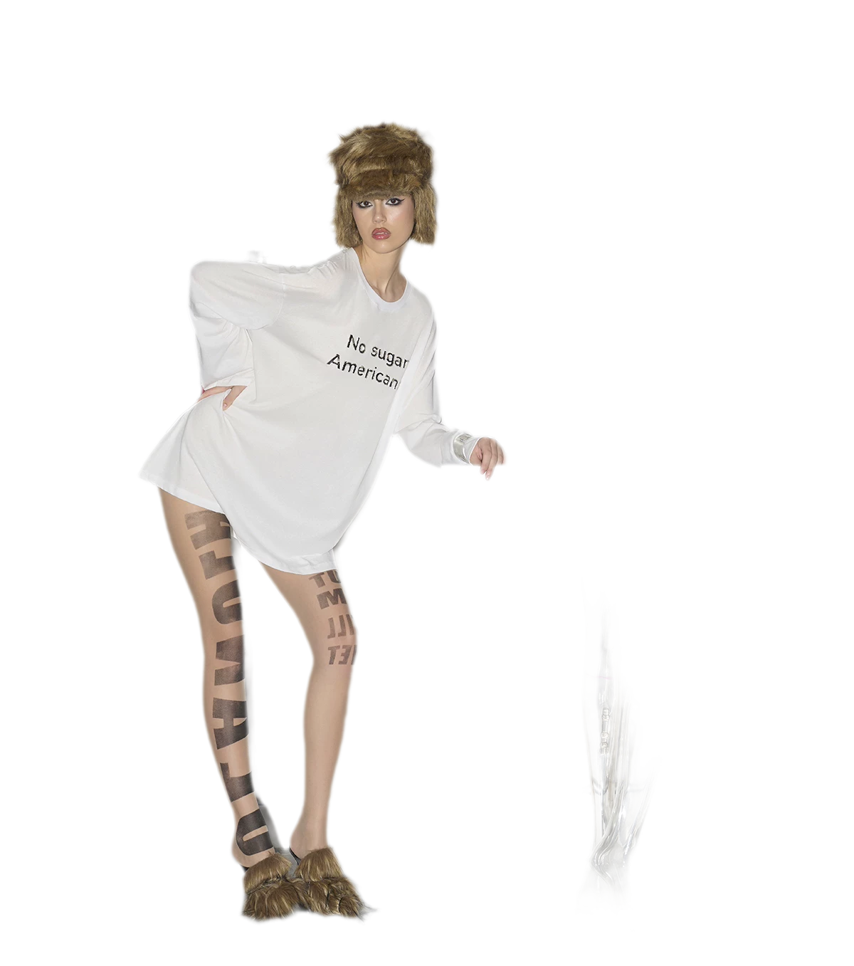 Sheer Letter Tights