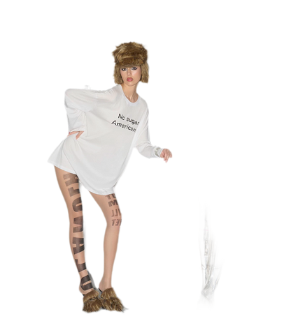 Sheer Letter Tights