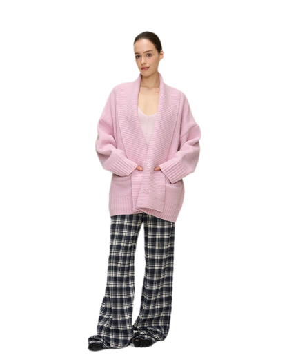 Dense Knit Shawl Cardigan