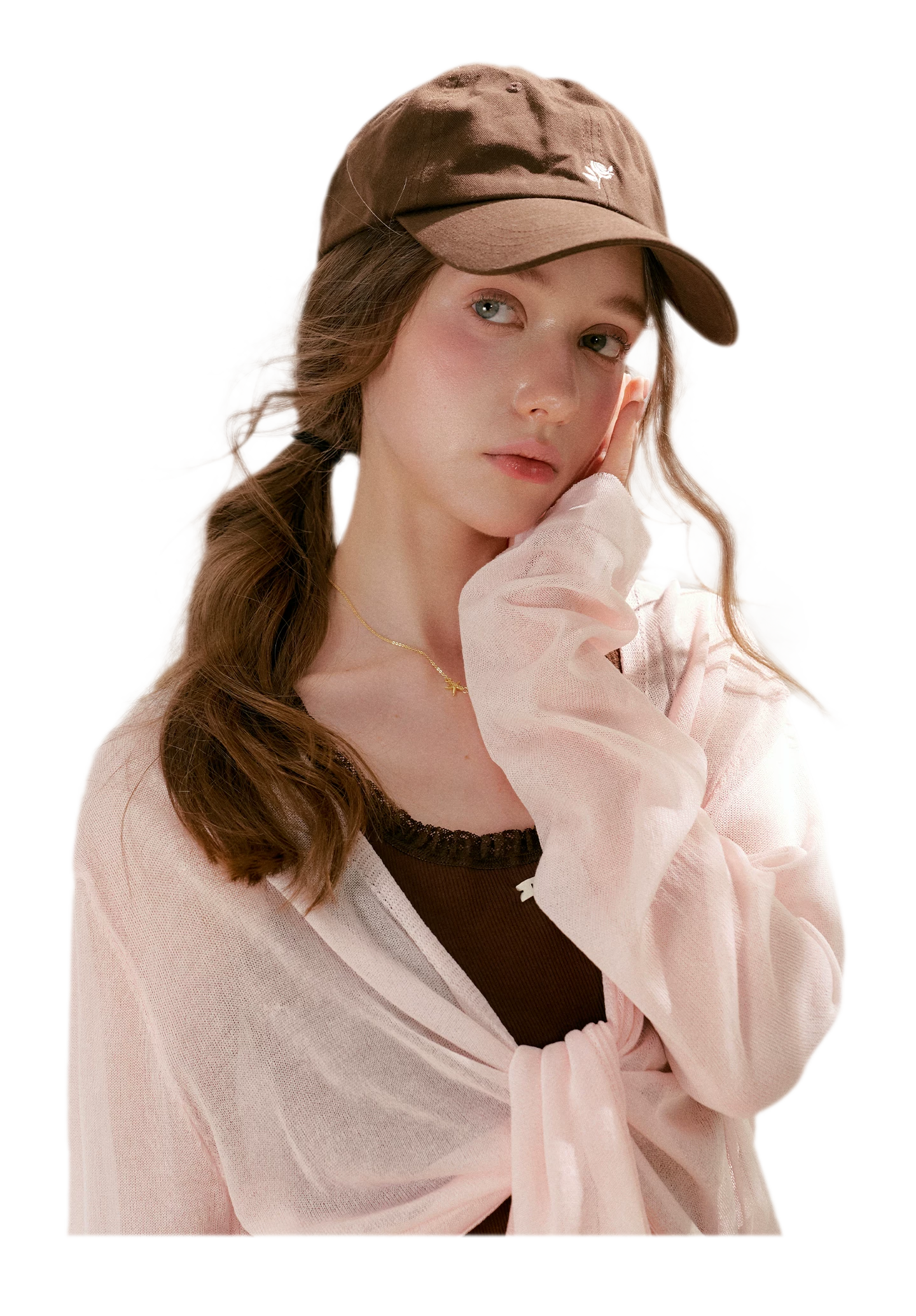 Airy Layered Short Knit Cardigan