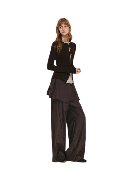 Abnehmbare Lagen-Hose mit weitem Bein