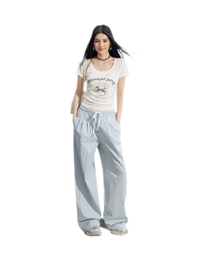 Heart Wide-Leg Pants