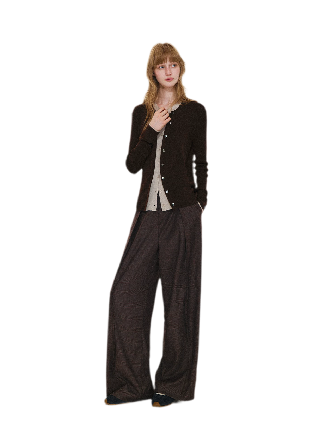 Abnehmbare Lagen-Hose mit weitem Bein
