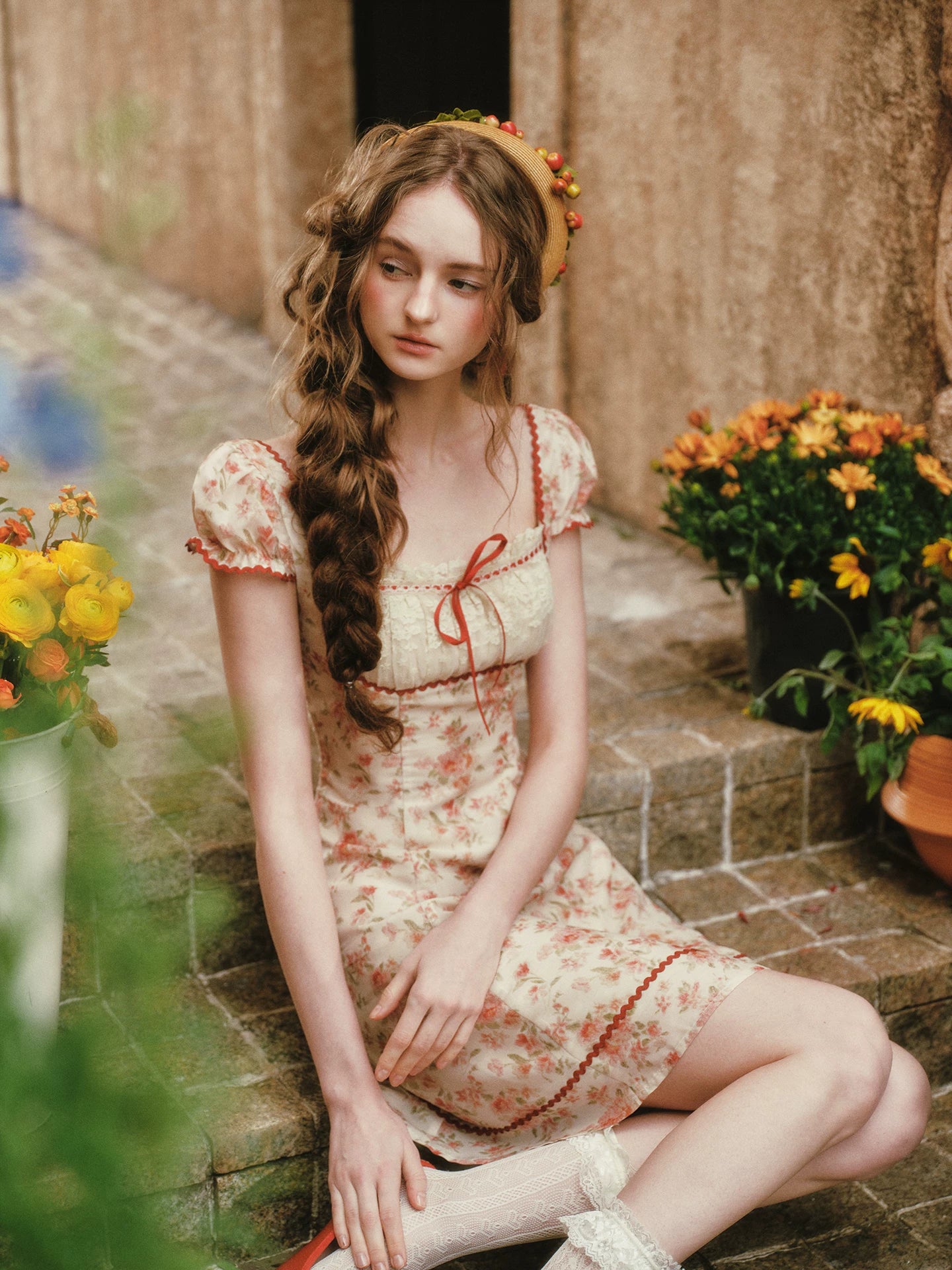 Lace Floral Dress