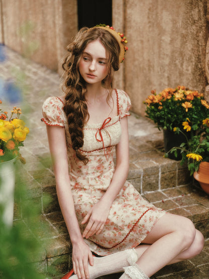 Lace Floral Dress