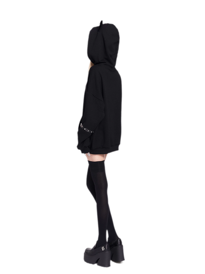Stretch Velvet Thigh-High Socks
