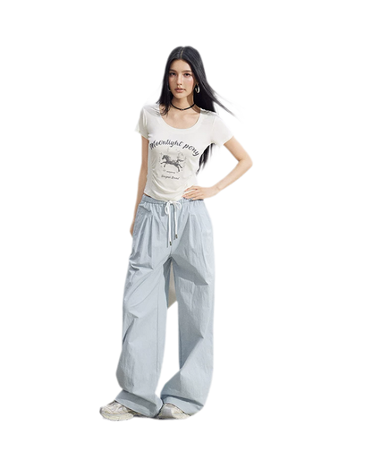 Heart Wide-Leg Pants