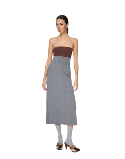 Imported Brushed Bustier Top