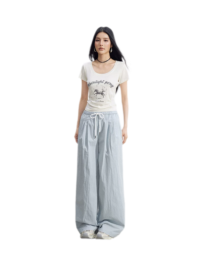 Heart Wide-Leg Pants