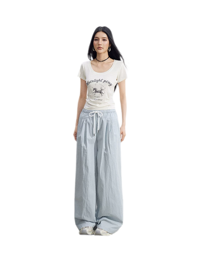 Heart Wide-Leg Pants