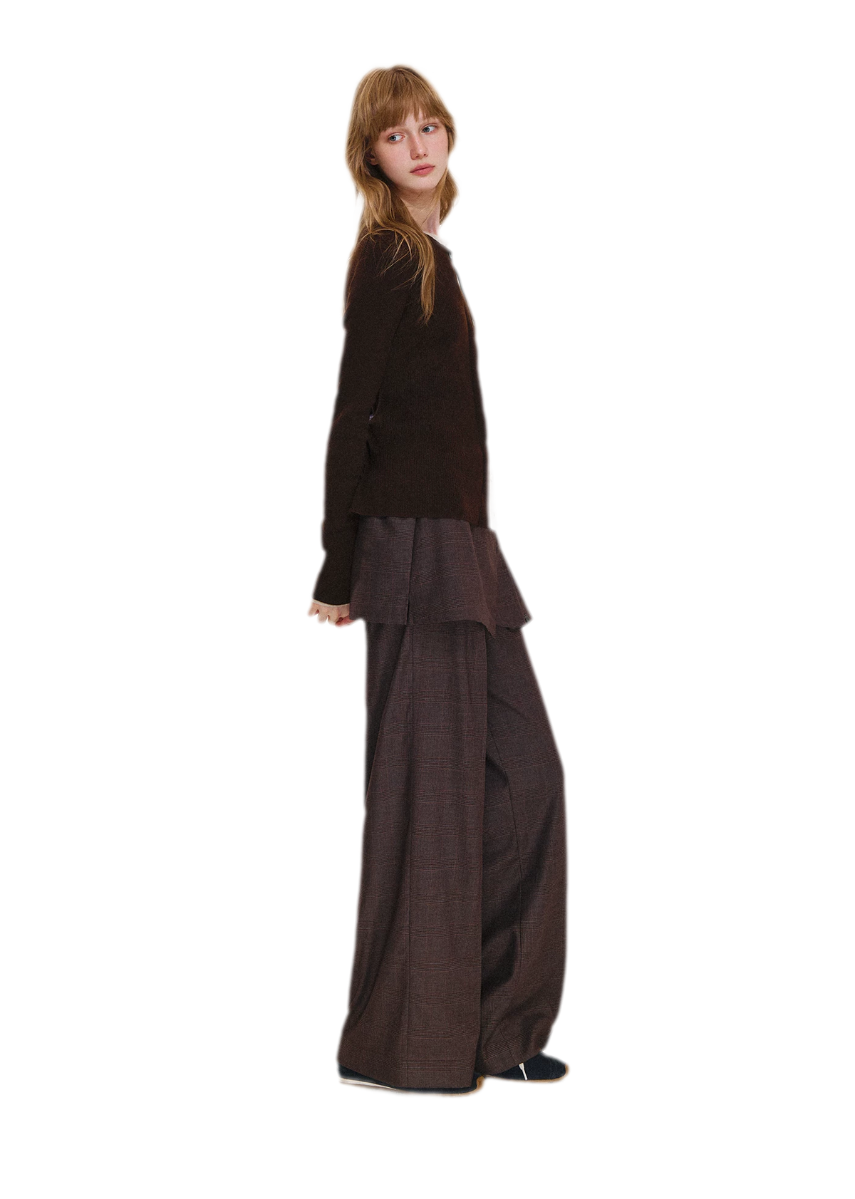 Abnehmbare Lagen-Hose mit weitem Bein