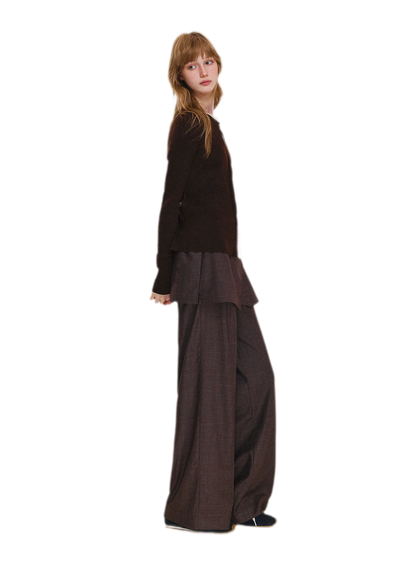 Abnehmbare Lagen-Hose mit weitem Bein