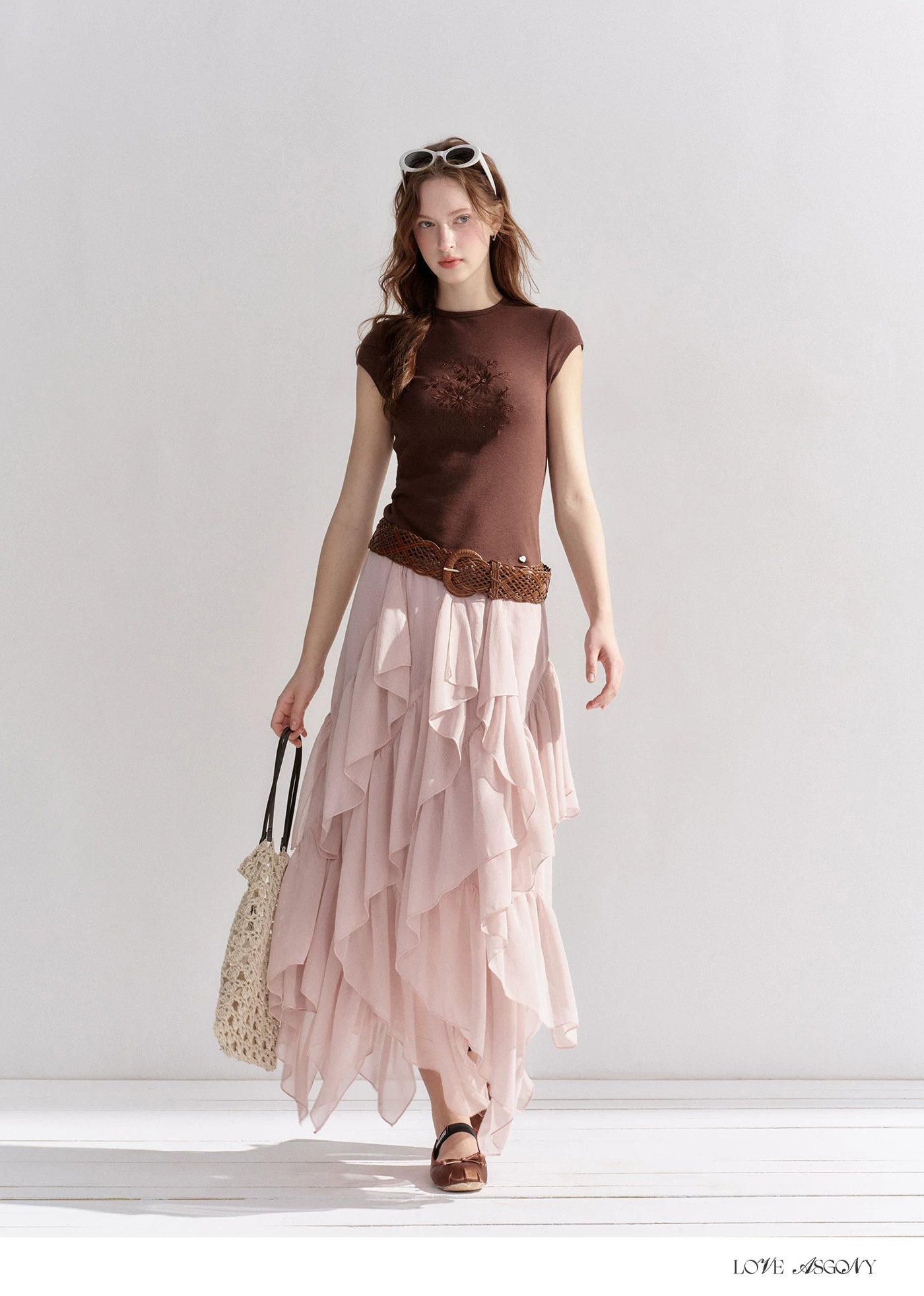 Embroidered Slim Fit Round Neck T-shirt