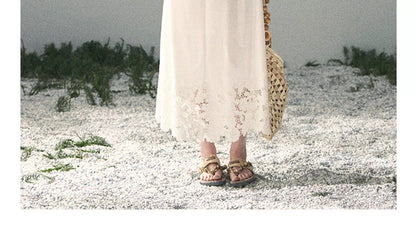 "Summer Breeze on Cloud Shoulders" French Lace Two-Piece