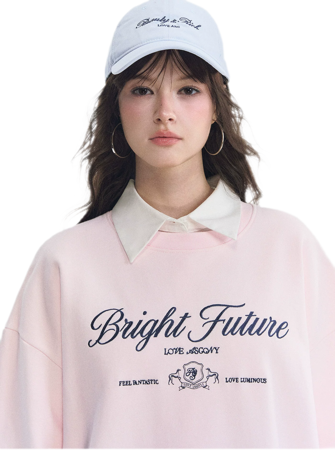 Embroidered Graphic Crewneck Sweatshirt