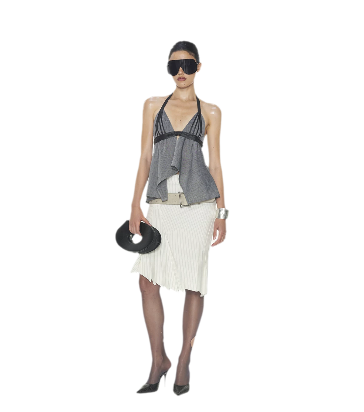 V-Neck Halter Top