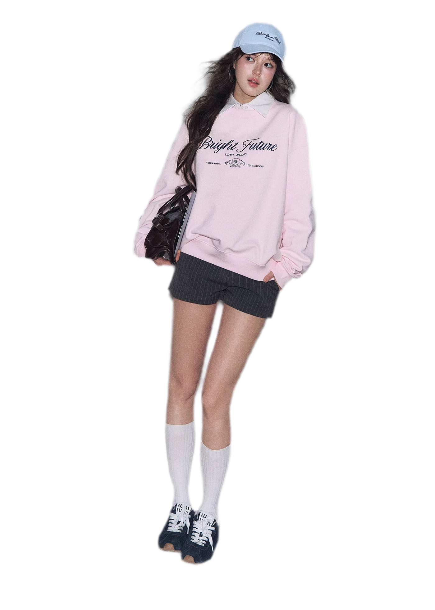 Embroidered Graphic Crewneck Sweatshirt