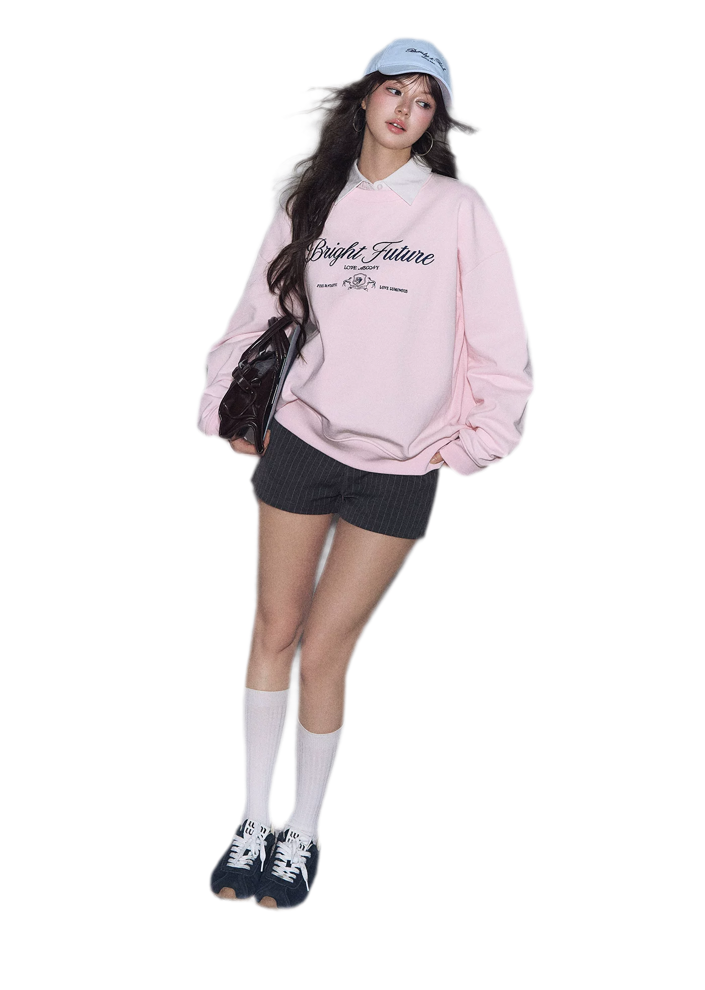 Embroidered Graphic Crewneck Sweatshirt